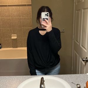 Black long sleeve top. Target. Great condition!